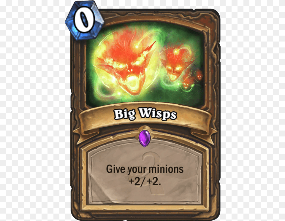 Big Wisps Card Big Bad Voodoo Hearthstone Free Png Download