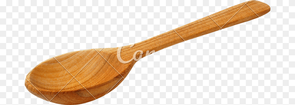 Big Wooden Spoon, Cutlery, Kitchen Utensil, Wooden Spoon Png Image