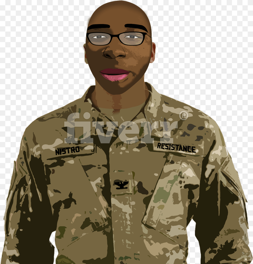 Big Worksample Soldier, Military Uniform, Military, Male, Adult Png Image