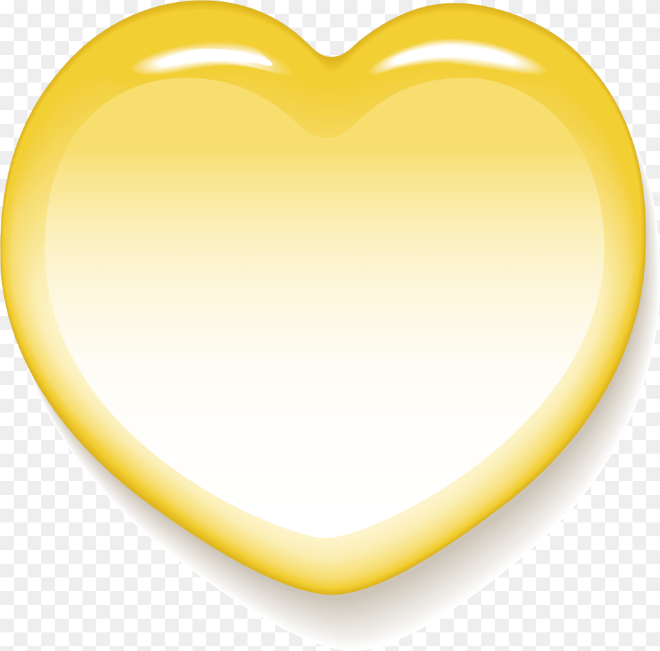 Big Yellow Heart Heart Free Transparent Png