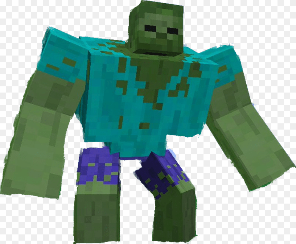 Big Zombie In Minecraft, Baby, Person, Robot Free Png Download