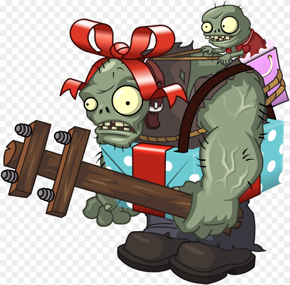 Big Zombie Plants Vs Zombies, Dynamite, Weapon Free Png Download