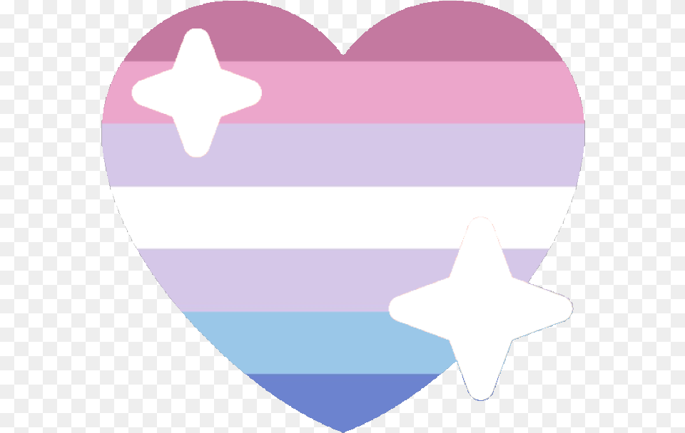 Bigender Sparkle Heart Discord Emoji Bigender Heart Emoji, Star Symbol, Symbol Png