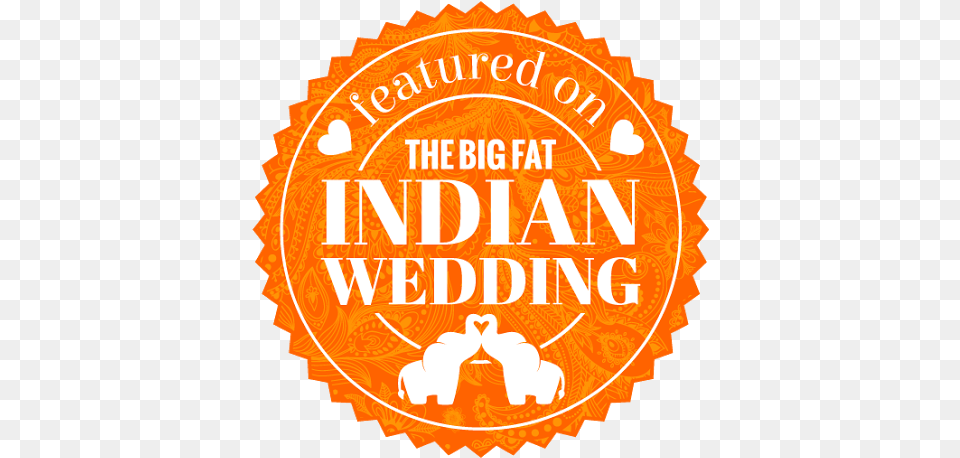 Bigfatindianweddinglogo Big Fat Indian Wedding Logo, Badge, Symbol Free Png