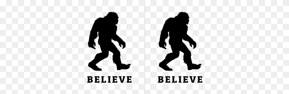 Bigfoot Believe Fabric By Mariafaithgarcia On Spoonflower Got Squatch Sticker Free Png