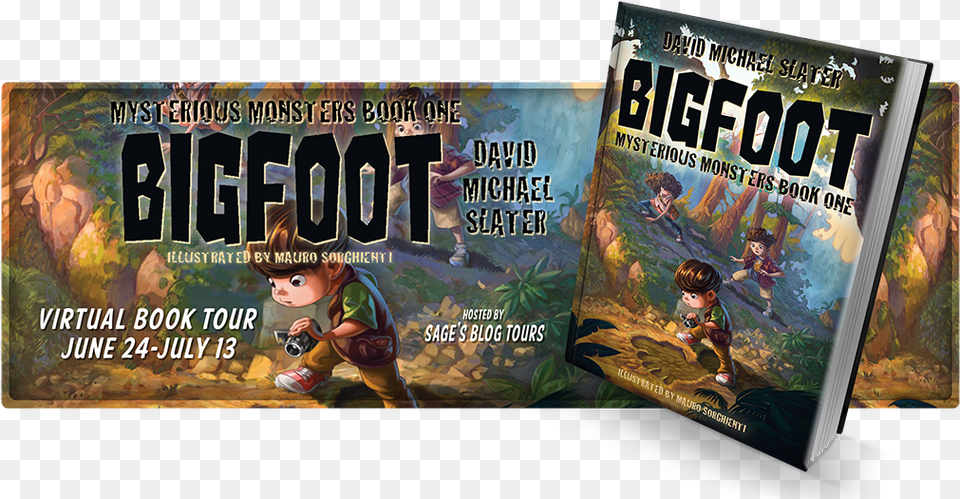 Bigfoot By David Michael Slater Mysterious Monsters Book One Ebook, Comics, Publication, Baby, Person Free Png