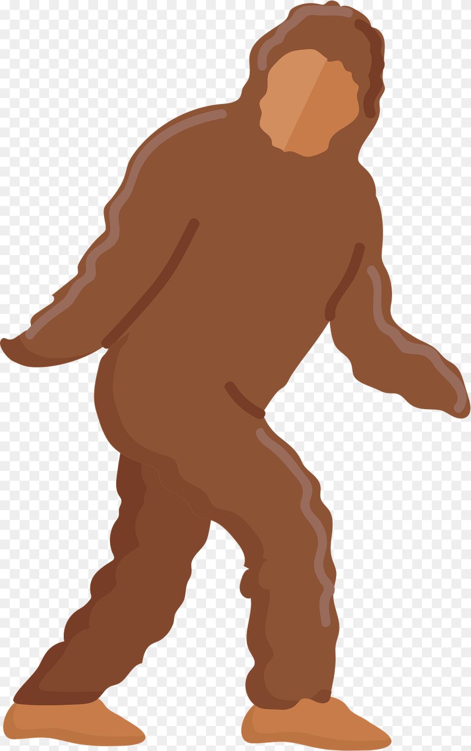 Bigfoot Clipart, Clothing, Pants, Person, Walking Png