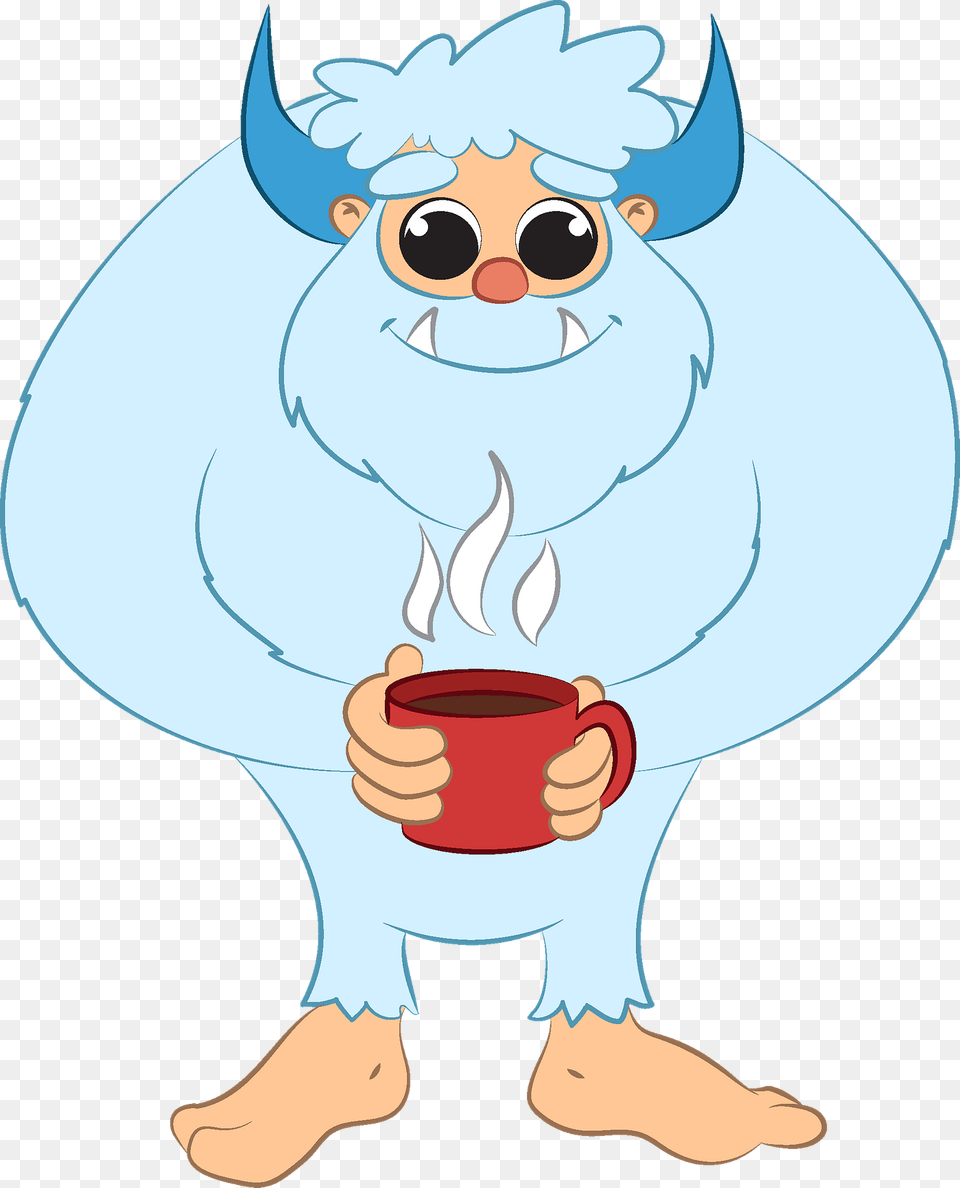 Bigfoot Clipart, Cartoon, Cup, Face, Head Png Image