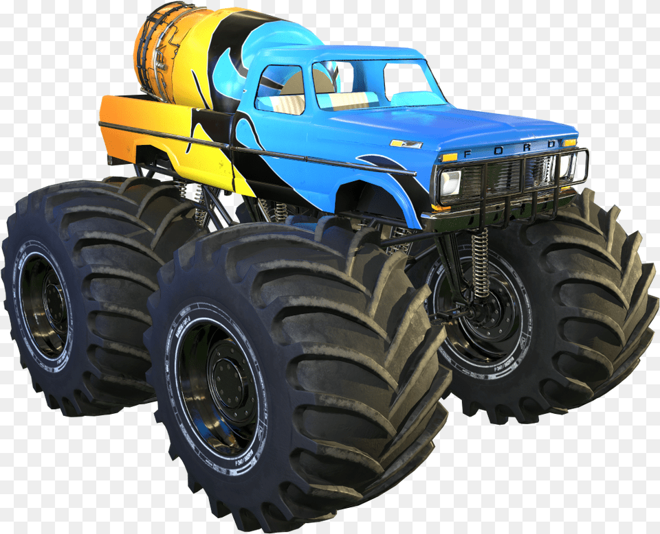 Bigfoot Monster Truck 3d, Machine, Tire, Wheel, Car Free Png