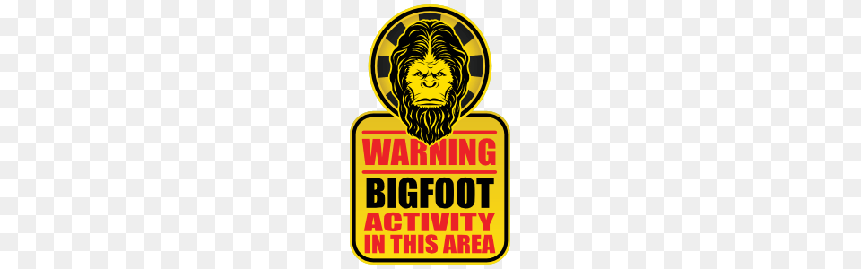 Bigfoot Sasquatch Car Stickers Decals, Logo, Sticker, Person, Advertisement Free Png Download