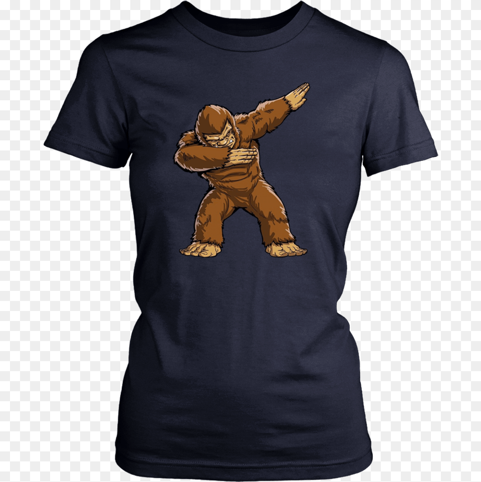 Bigfoot Sasquatch Dabbing T Shirt Funny Dab Monster Gilmore Girls Coffee Tshirt, Clothing, T-shirt, Baby, Person Free Png Download