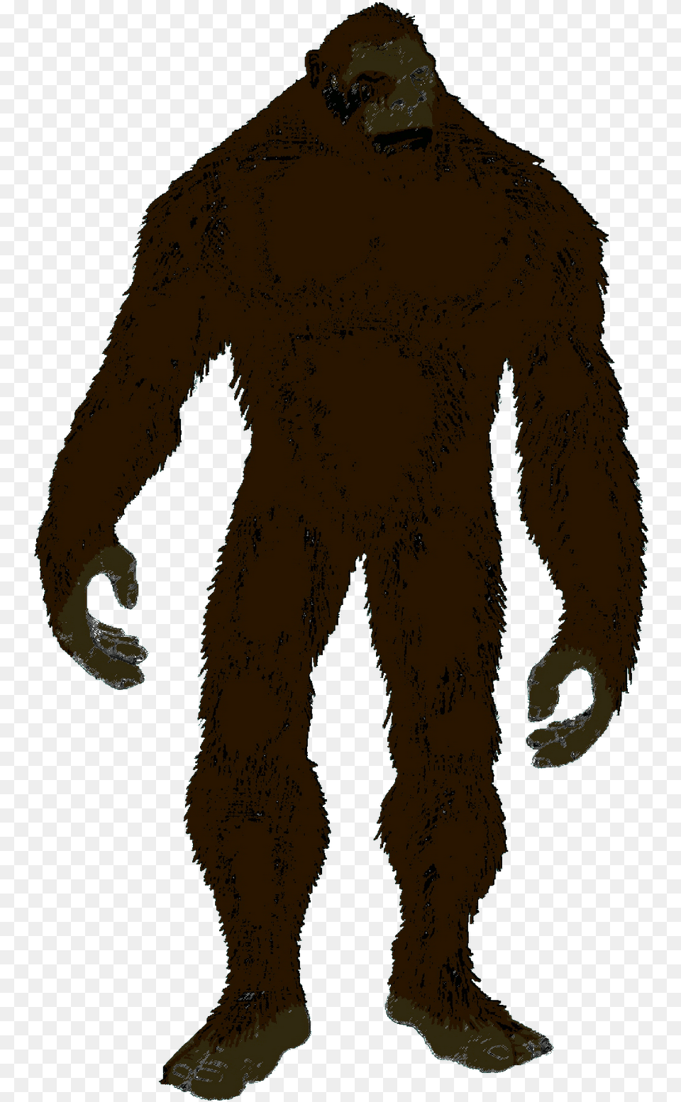 Bigfoot Silhouette Yeti Clip Art Orang Pendek, Adult, Male, Man, Person Png Image