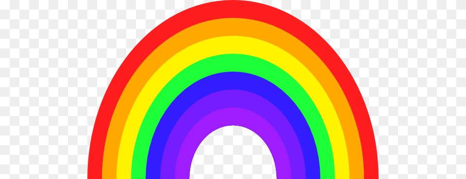 Bigger Rainbow Clip Art Free Transparent Png