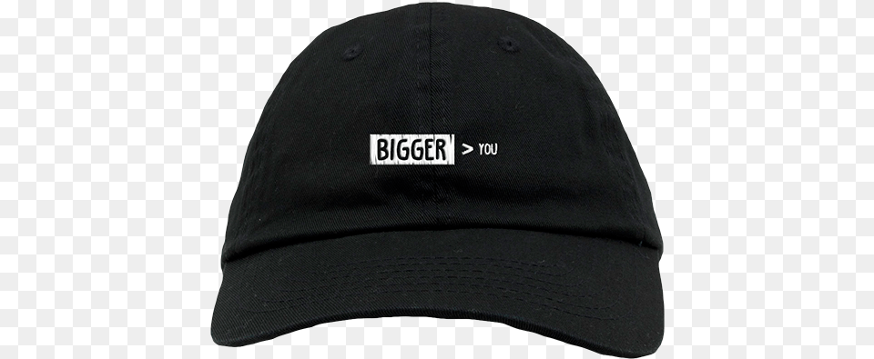 Bigger Than You Logo Dad Hat Vvs Cap, Baseball Cap, Clothing, Hoodie, Knitwear Png Image