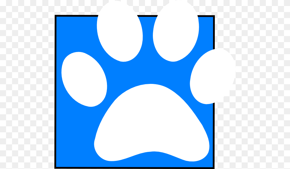 Bigger White Paw Clip Art At Clker, Logo Free Png Download