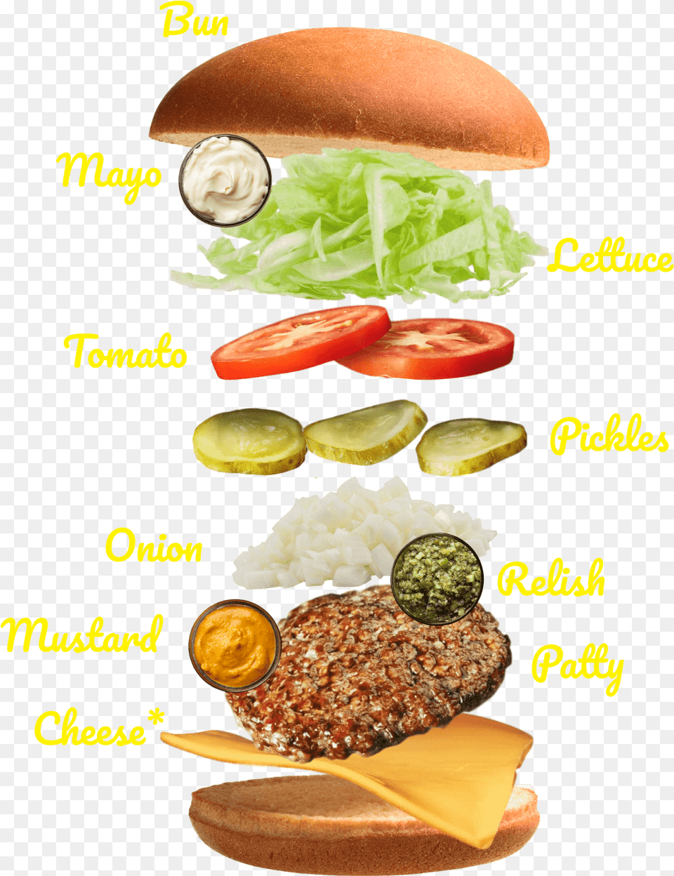 Biggie Cheese, Burger, Food, Lunch, Meal Png Image