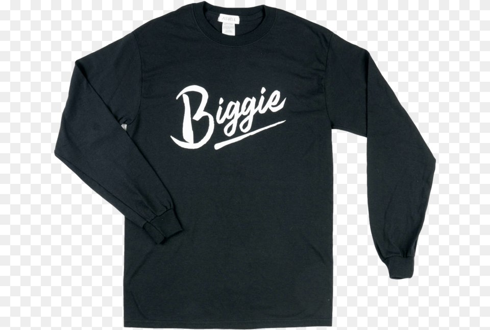 Biggie Long Sleeved T Shirt, Clothing, Long Sleeve, Sleeve, T-shirt Png