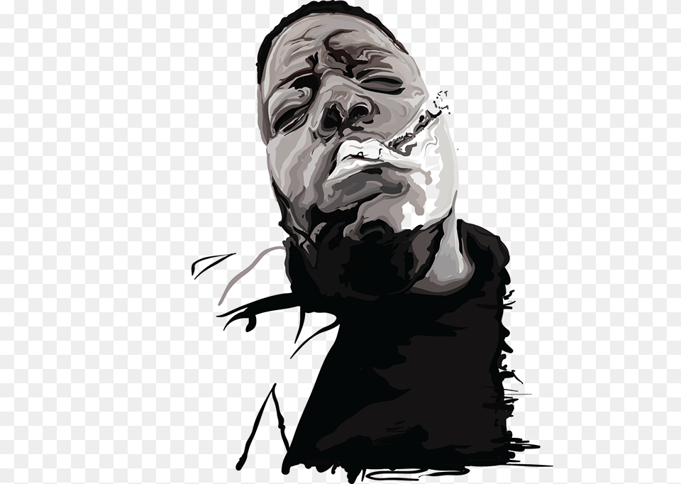 Biggie Smalls, Face, Head, Person, Photography Free Png Download