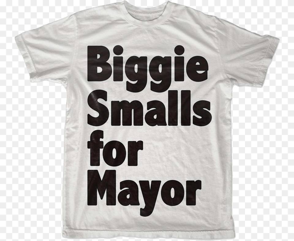 Biggie Smalls For Mayor Ltbrgt Typographic T Shirt Design, Clothing, T-shirt Free Transparent Png