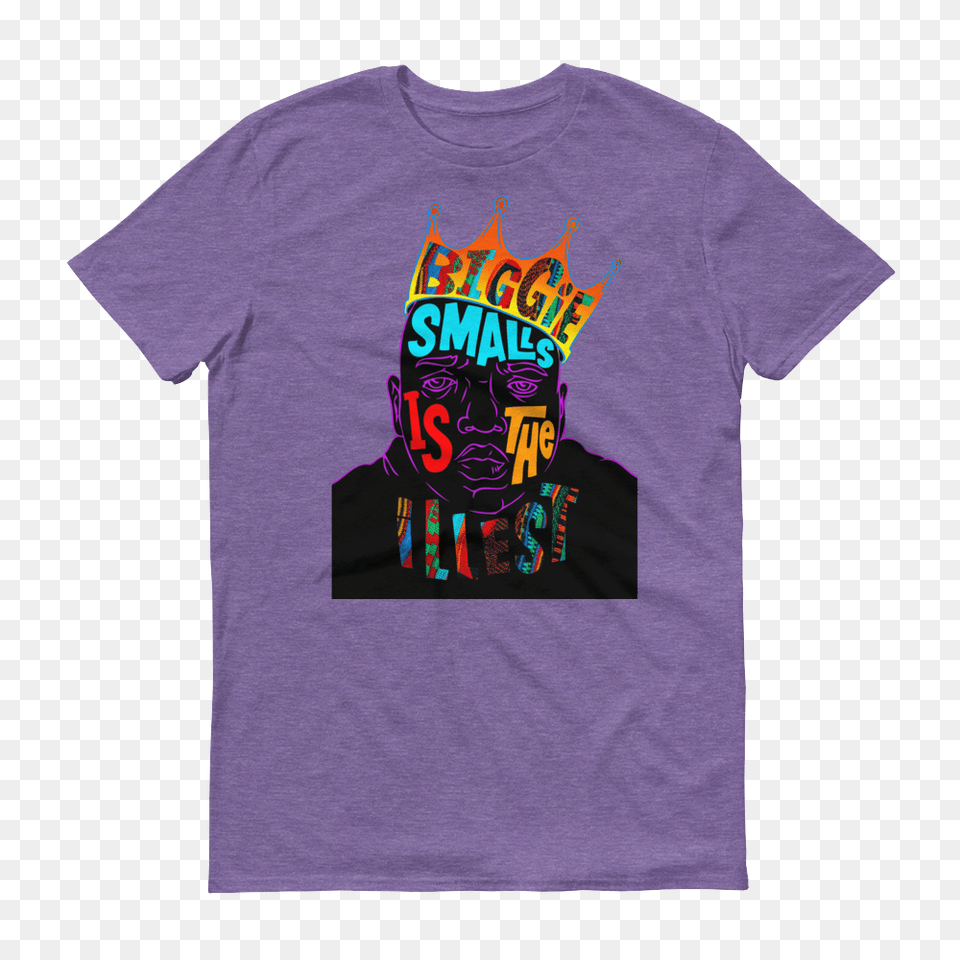 Biggie Smalls Is The Illest Short Sleeve T Shirt Comf Tee, Clothing, T-shirt, Baby, Person Png
