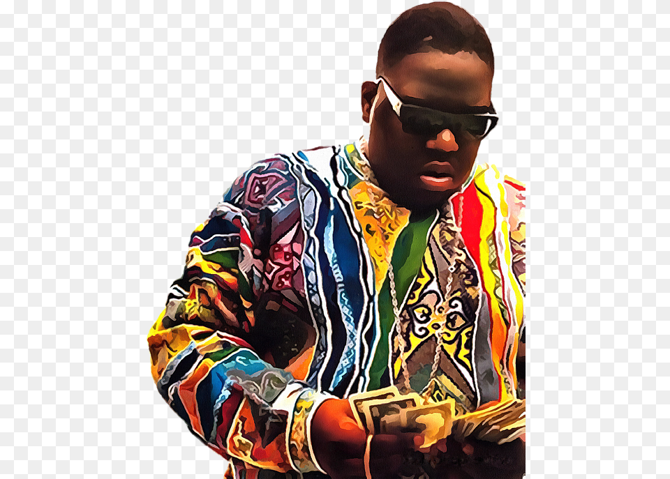 Biggie Smalls Poster, Person, Adult, Male, Man Png