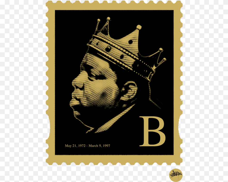 Biggie Stamp Hip Hop Stamps, Postage Stamp, Accessories, Adult, Male Free Transparent Png