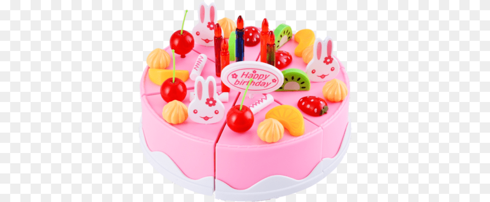 Bignosedeer Children39s Birthday Cake Play Set With, Birthday Cake, Cream, Dessert, Food Free Png