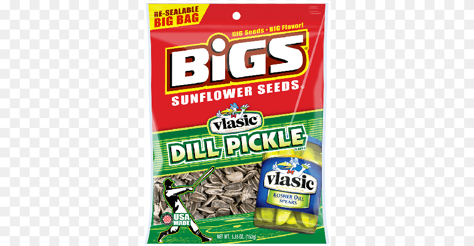 Bigs Vlasic Dill Pickle Sunflower Seed Bigs Dill Pickle Sunflower Seeds, Gum, Food, Ketchup, Can Free Png