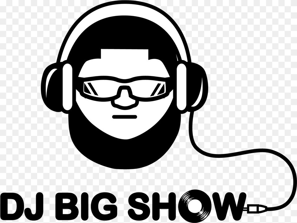 Bigshow Dj, Stencil, Accessories, Glasses, Electronics Free Png