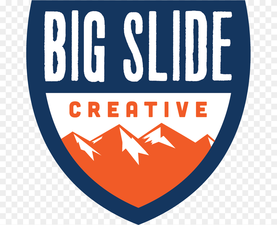 Bigslidelogo Whitebg, Badge, Logo, Symbol Free Png Download