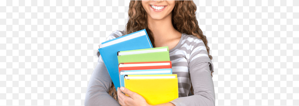 Bigstock Female Student Jovem Estudante, Person, Reading, File Binder, File Folder Png Image