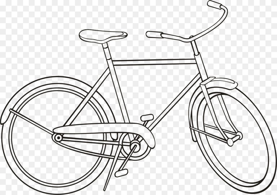 Bike 3 Outline Images Of Bicycle, Transportation, Vehicle Free Png