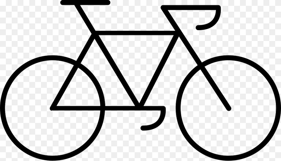 Bike Bicycle Ride Bike Simple Drawing, Transportation, Vehicle, Smoke Pipe Free Png