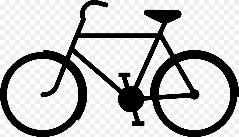 Bike Black Clipart In Bicycle Clipart, Transportation, Vehicle Free Transparent Png