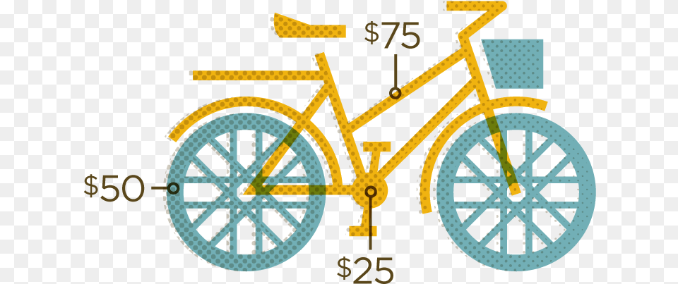 Bike Caixinhas Personalizadas Tema Circo Do Mickey, Machine, Spoke, Bicycle, Transportation Free Png Download