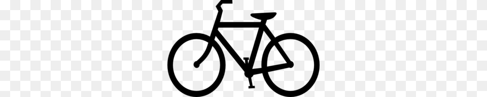 Bike Clip Art, Gray Free Transparent Png