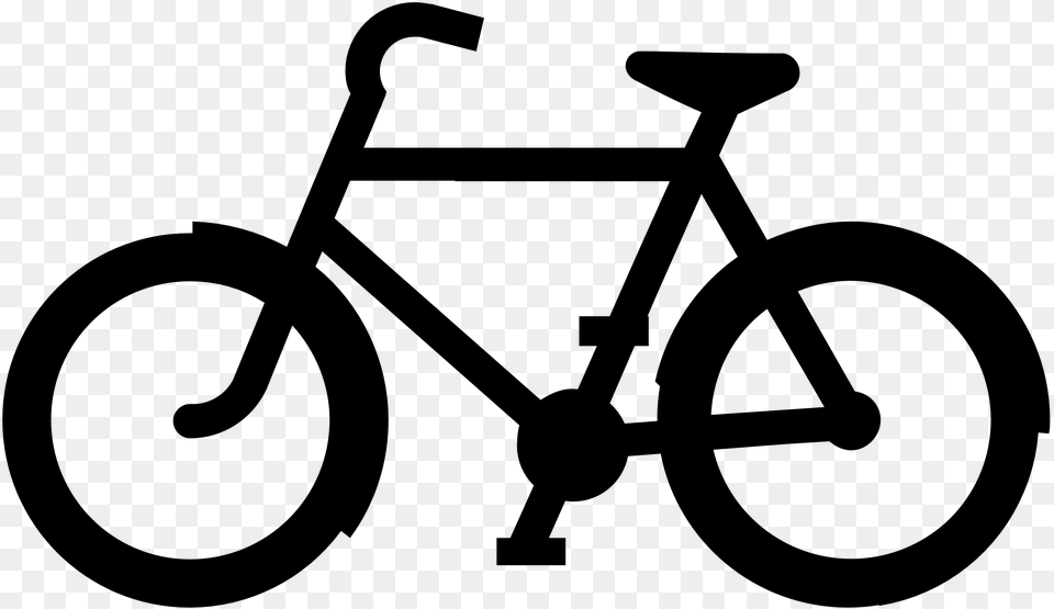 Bike Clip Art Images Black, Bicycle, Vehicle, Transportation, Device Free Png Download