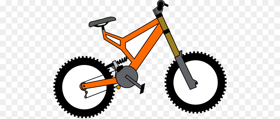Bike Clip Art Mountain Bike, Bicycle, Vehicle, Transportation, Mountain Bike Png Image