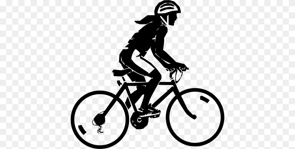 Bike Clipart, Gray Png Image