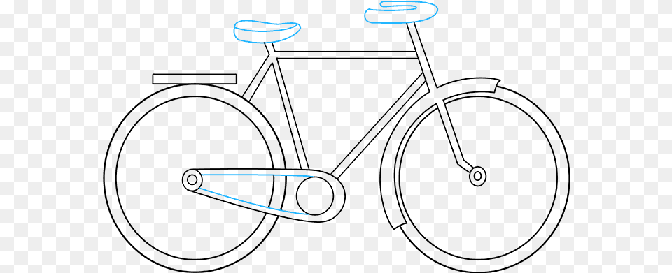 Bike Clipart Easy Drawing, Text Free Transparent Png