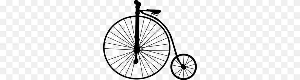 Bike Clipart Old Bicycle, Gray Png