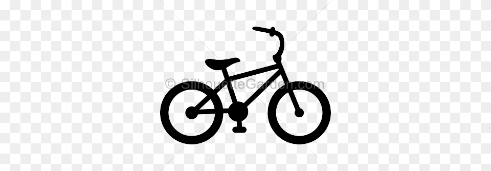 Bike Clipart Silhouette, Bicycle, Transportation, Vehicle, Bmx Png