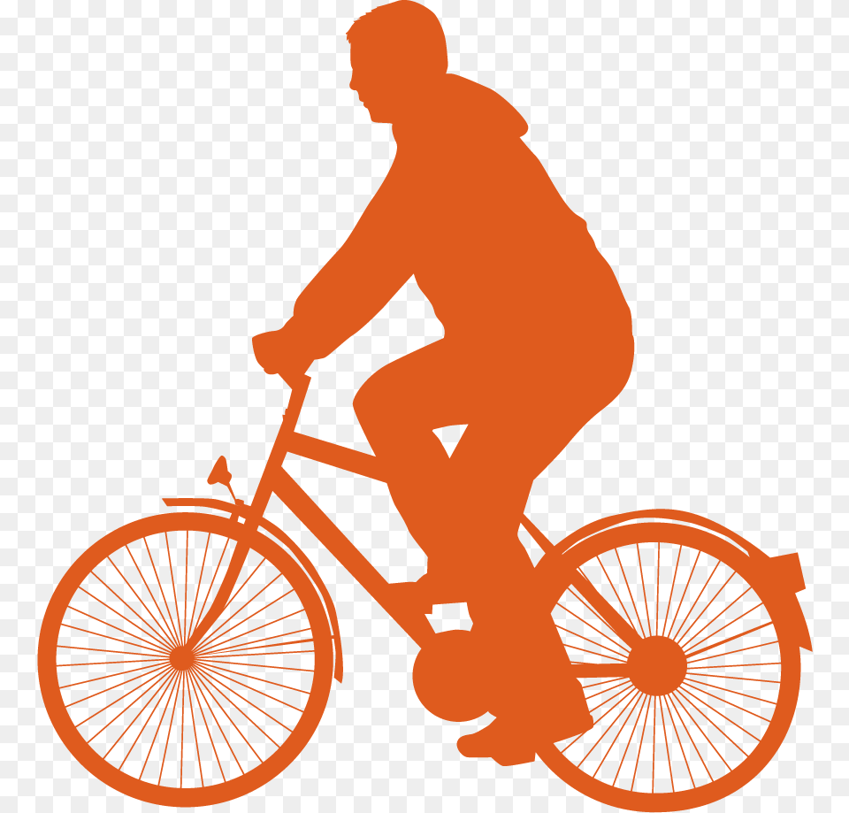 Bike Cyclist Riding, Wheel, Machine, Vehicle, Transportation Png Image
