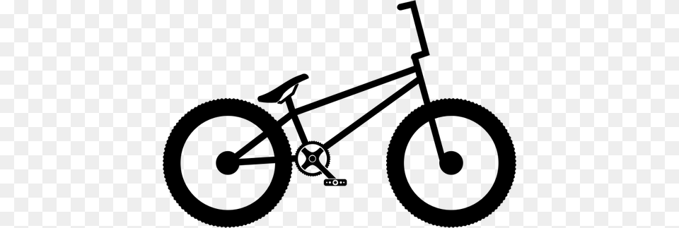 Bike Clipart, Gray Free Png Download