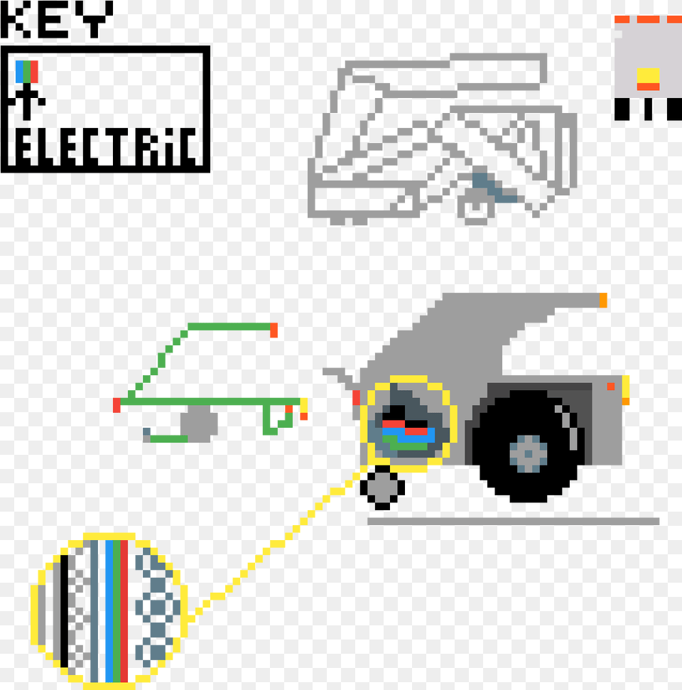 Bike Front Cart Blueprints Diagram, Qr Code Png Image