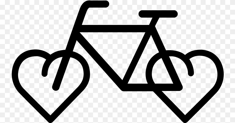 Bike Heart Iconartboard 1 Cycle Track Sign Board, Gray Free Transparent Png