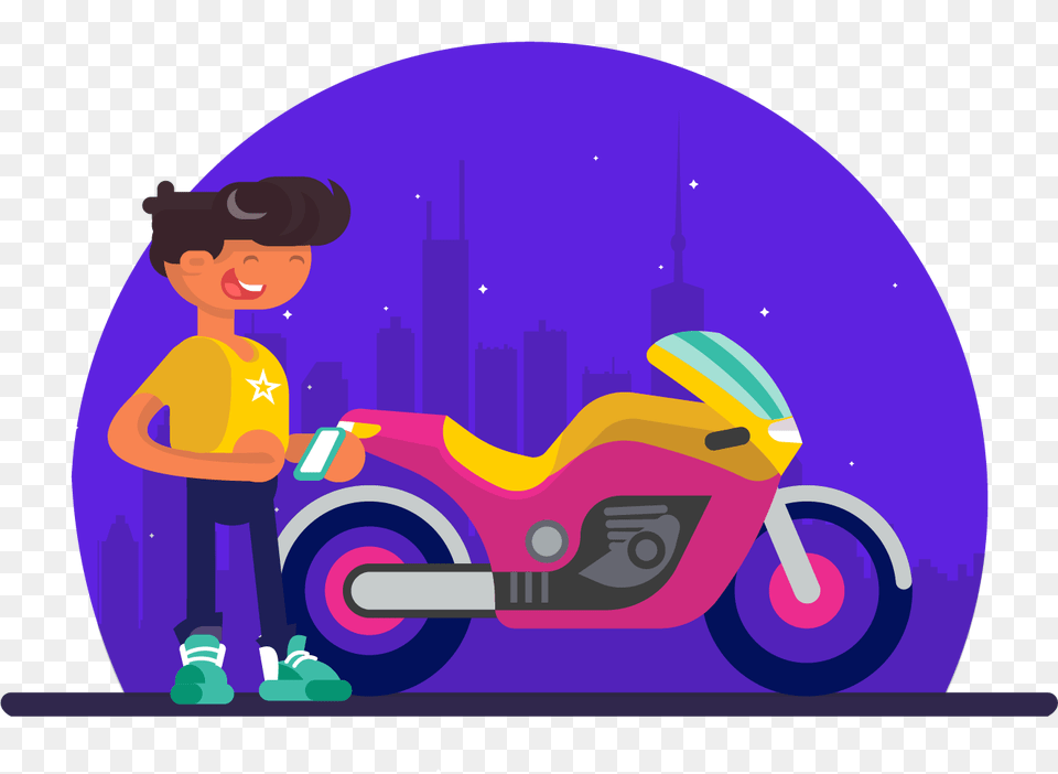 Bike Insurance Claim Cartoon, Baby, Person, Art, Graphics Free Png Download