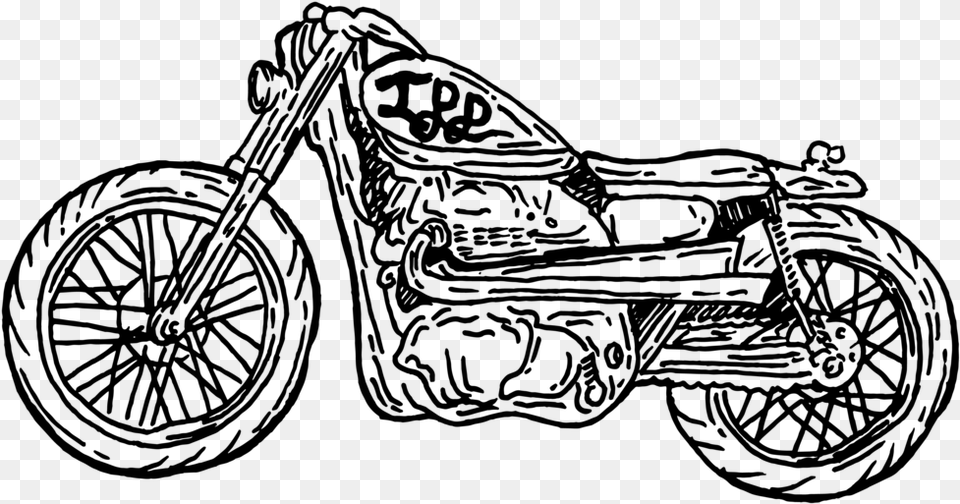 Bike Motorcycle, Gray Free Png Download