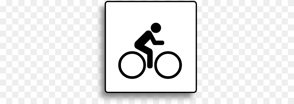 Bike Path Sign, Symbol, Road Sign, Gas Pump Free Transparent Png