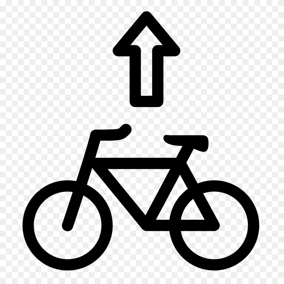 Bike Path Icon, Gray Free Transparent Png